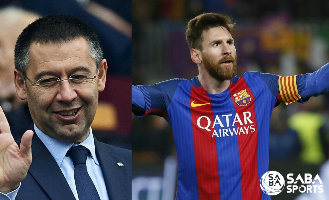 CĐV Barca muốn “Messi ở lại” và “Bartomeu từ chức”