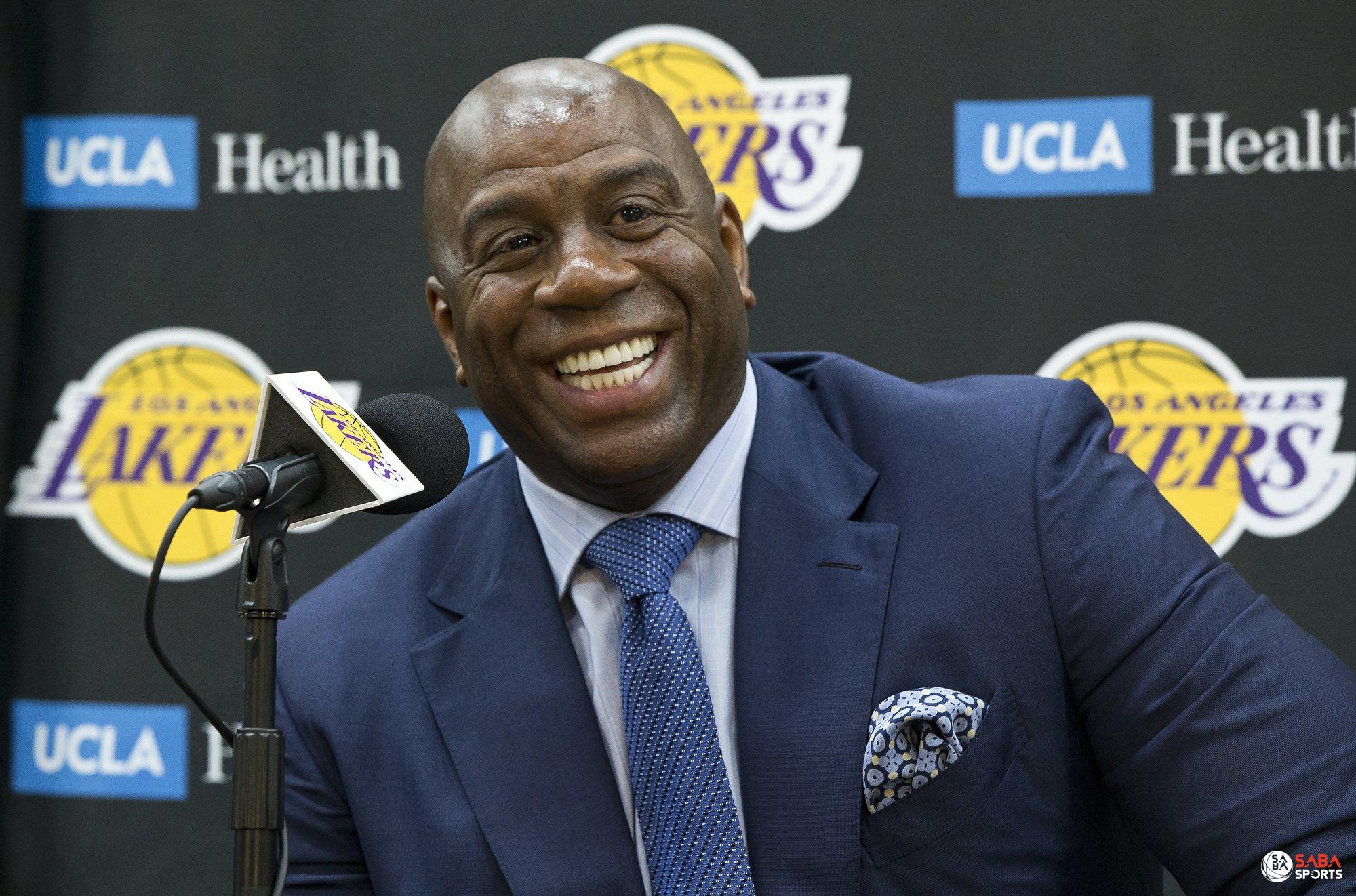 Magic Johnson quảng bá phim tài liệu về đội bóng Lakers