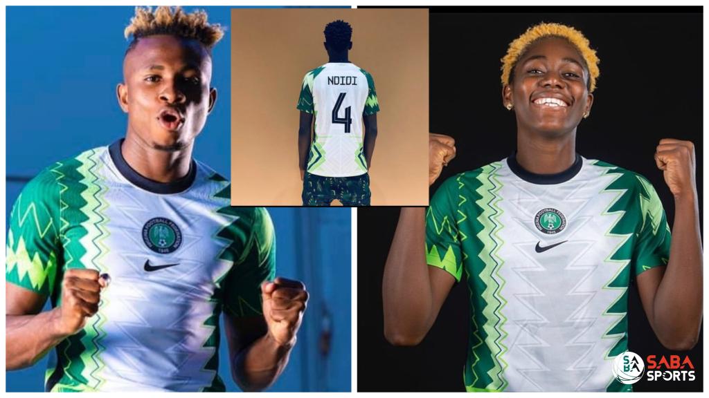 Wilfred Ndidi khoe hình đồng phục mới của tuyển Nigeria trên mạng xã hội