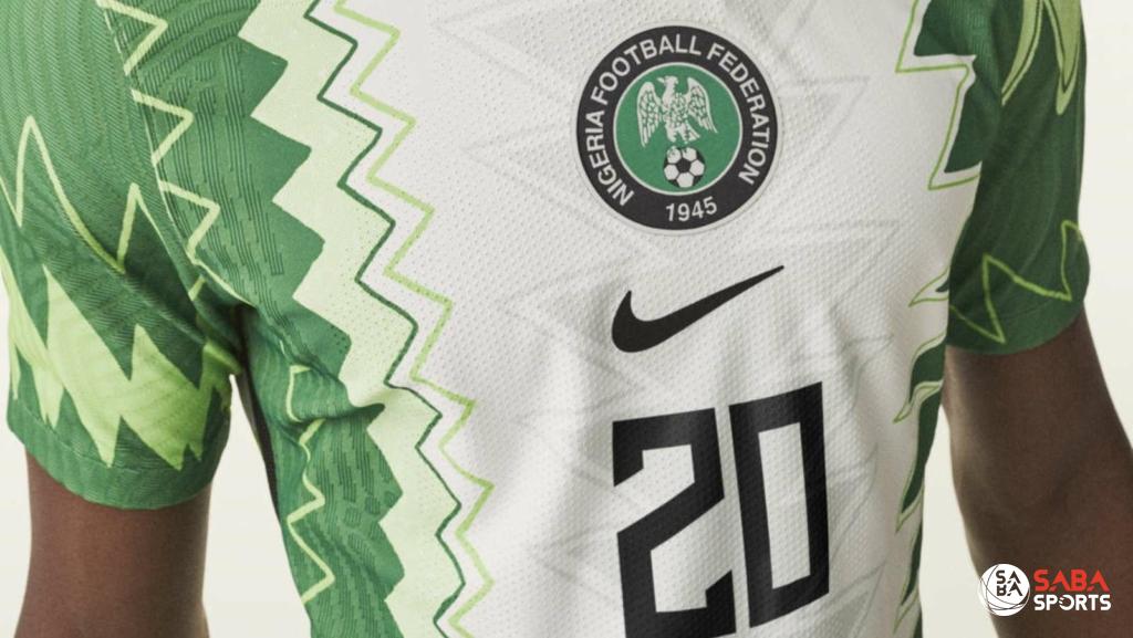 Cận cảnh chiếc áo thi đấu của đội tuyển Nigeria