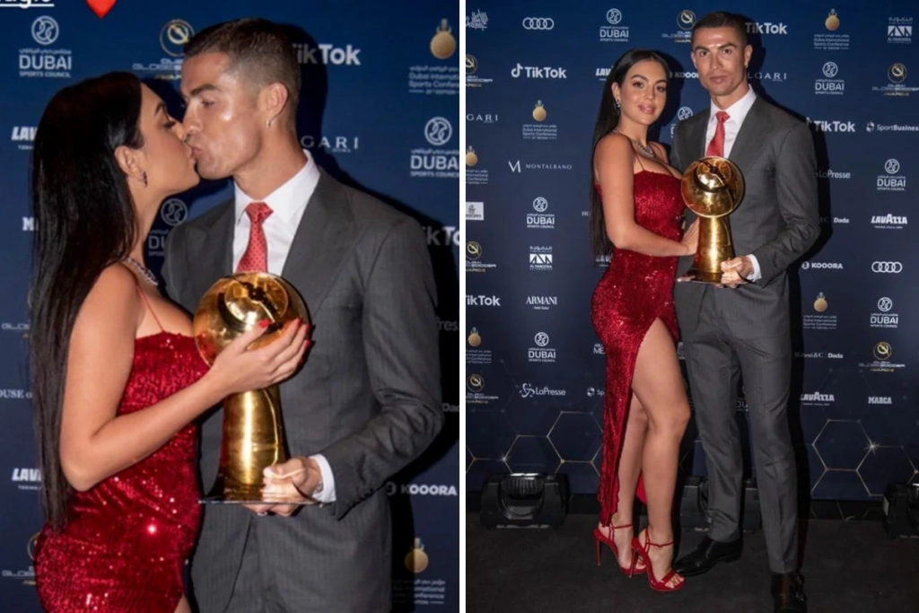 Cặp đôi xuất hiện tại Gala Bóng đá toàn cầu 2020