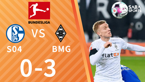 Schalke 04 vs Monchengladbach - vòng 26 Bundesliga