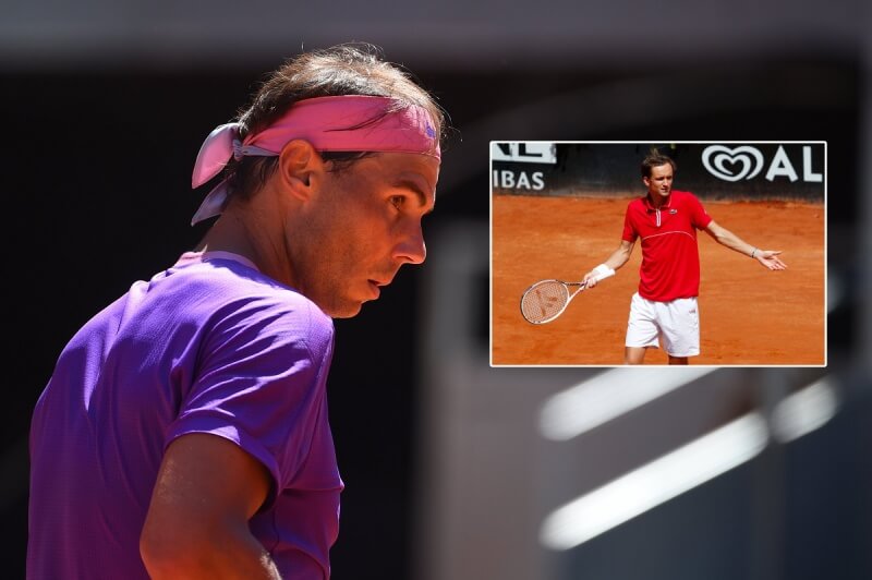 Vòng 2 Rome Masters 2021: Nadal vượt khó, Medvedev gây thất vọng