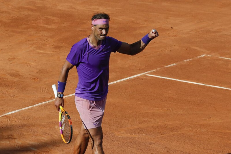 Cứu hai match point, Nadal hẹn Zverev ở tứ kết Rome Masters