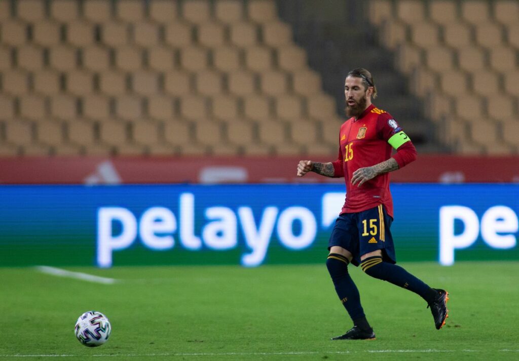 Ramos từng dính chấn thương dù chỉ chơi 4 phút trong trận đấu gần nhất của Tây Ban Nha