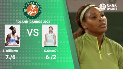 Serena Williams vs Begu - vòng 1 Roland Garros
