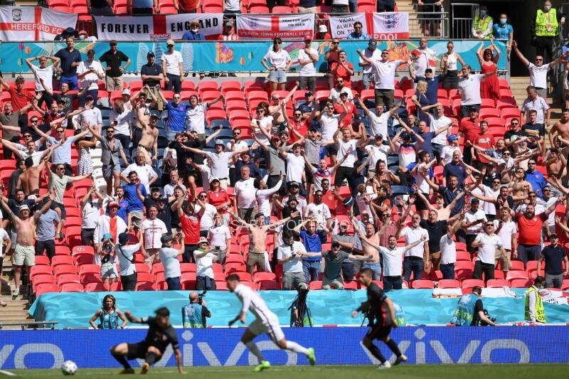 Sân Wembley đang cho phép 75% khán giả đến xem Euro 2020