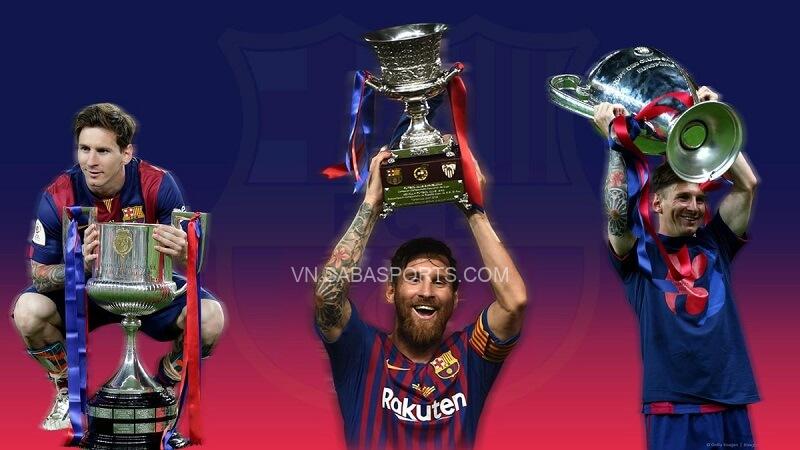 Barca giai đoạn có Messi là một Barca thành công nhất trong lịch sử. (Ảnh: Eurosport) 