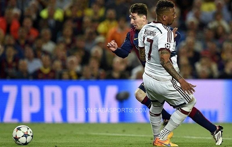 Boateng trùng phùng với "hung thần" Messi ở Ligue 1