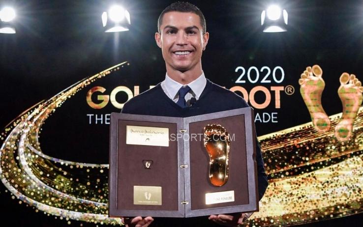 Ronaldo đã chiến thắng giải Bàn chân Vàng vào năm 2020