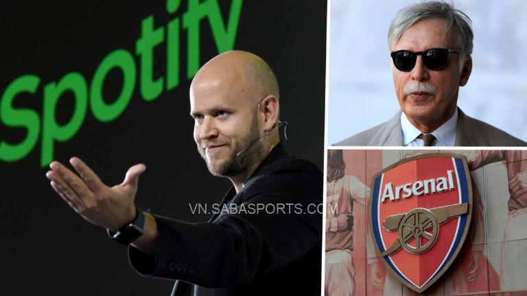 Ông chủ Spotify đã thất bại trong lời đề nghị mua lại Arsenal