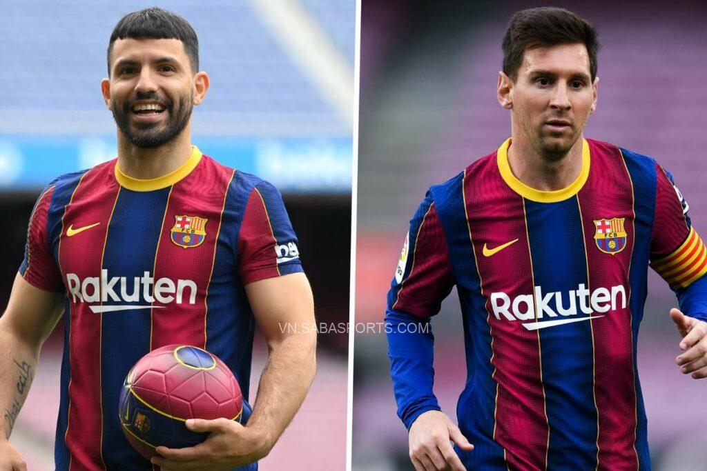 Kịch bản Kun chơi bóng cùng Messi ở Barca đã không xảy ra
