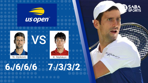 Novak Djokovic vs Kei Nishikori - vòng 3 US Open 2021