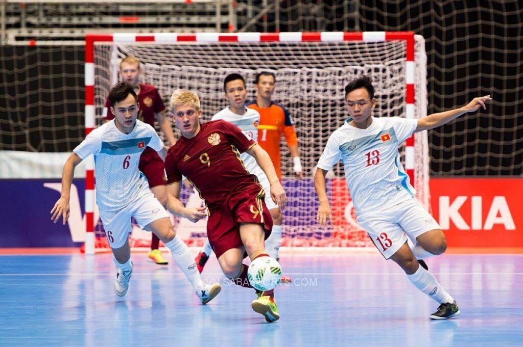 ĐT futsal Nga từng thể hiện trình độ vượt trội trước Việt Nam