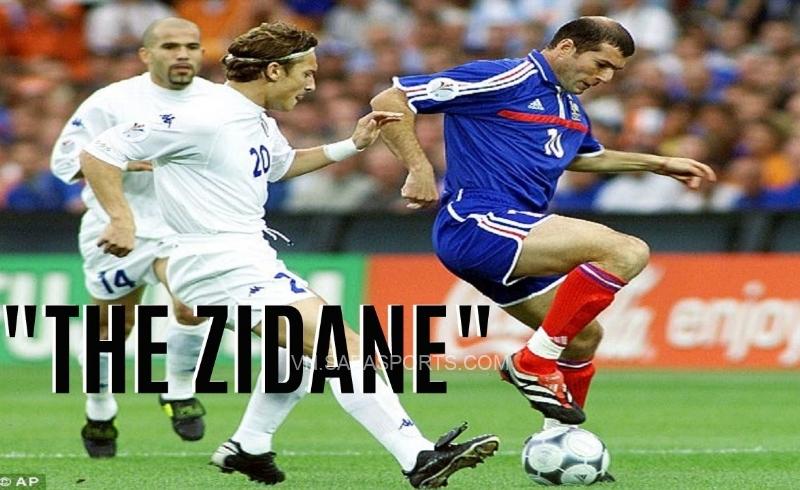 Zidane là truyền nhân xuất sắc của Maradona Roulette (Ảnh: AP)