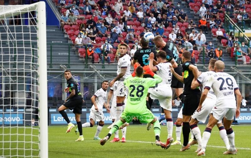 Inter vùi dập Bologna 6-1 hồi cuối tuần qua