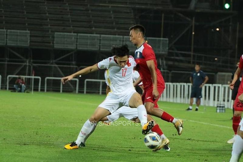 Việc U23 Kyrgyzstan chơi chùng xuống trong hiệp 2 giúp chúng ta có cơ hội ghi bàn