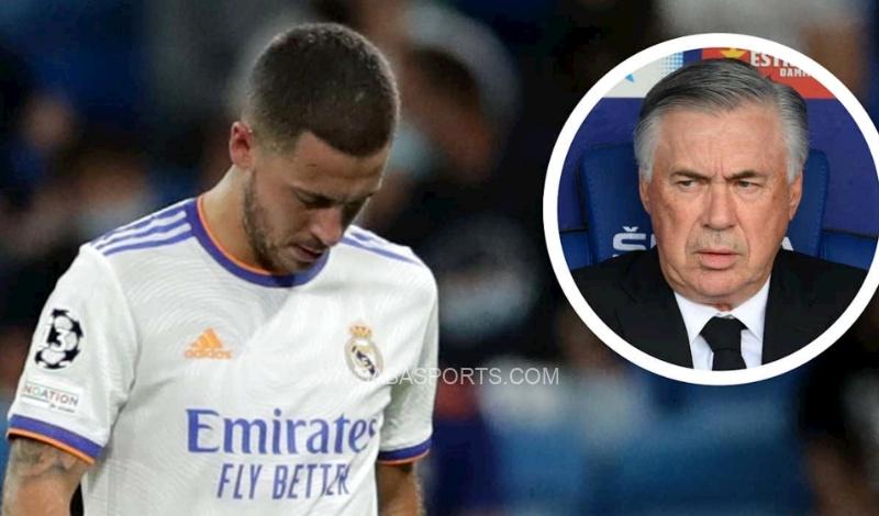 Ancelotti thừa nhận Hazard không hạnh phúc
