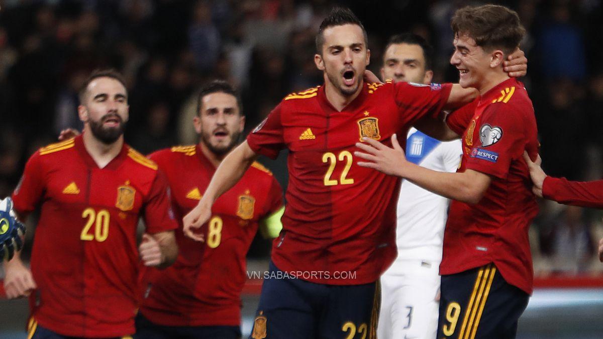 Tây Ban Nha vượt qua Hy Lạp trong trận cầu 6 điểm