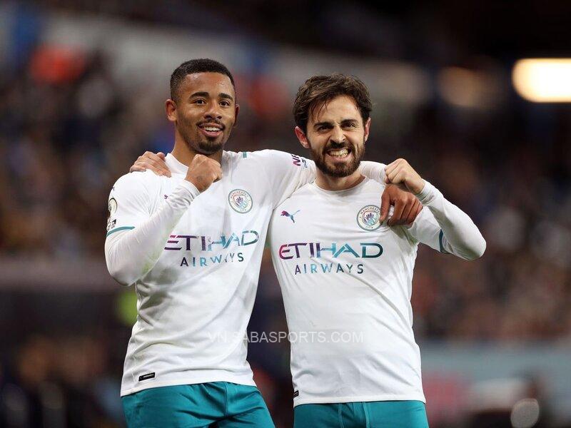 Bộ đôi Jesus và Silva phối hợp đẹp mắt giúp Man City giành chiến thắng