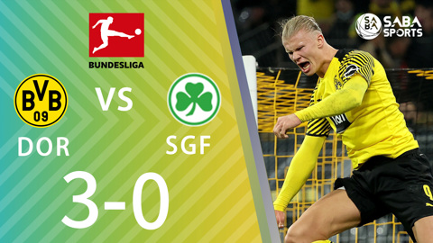 Dortmund vs Greuther Furth - vòng 16 Bundesliga 2021/22