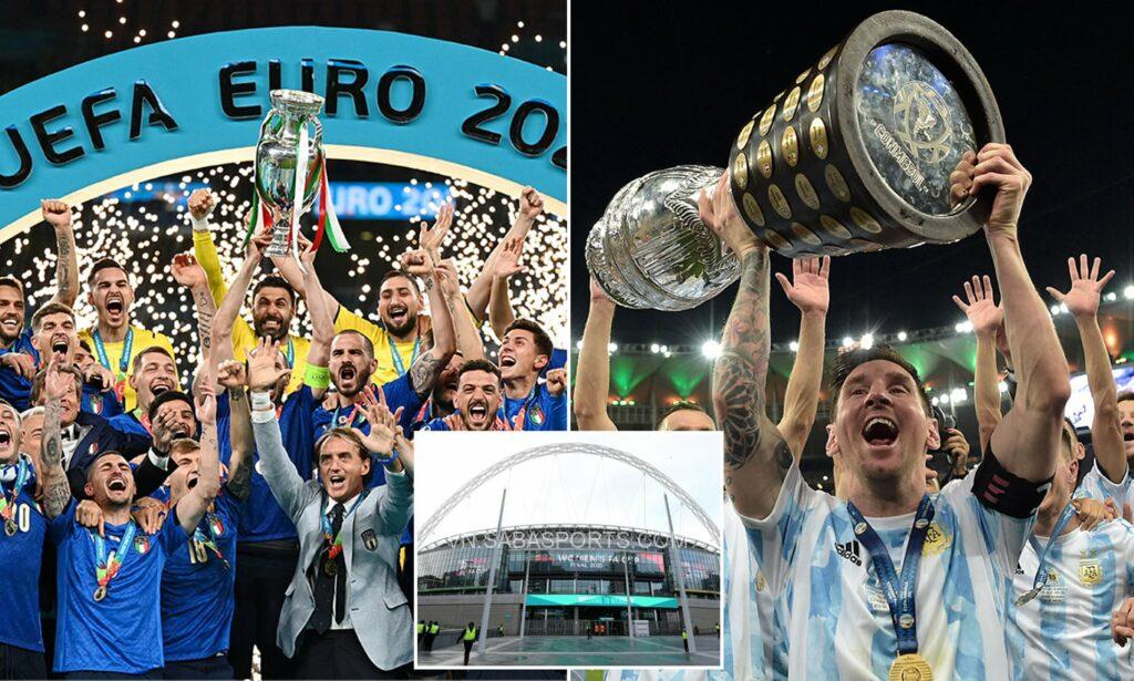 Siêu cúp giữa nhờ vô địch Euro 2020 và Copa America 2021 sẽ đánh dấu sự hợp tác chính thức