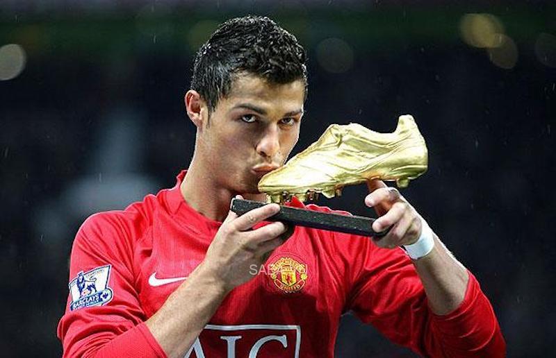 Ronaldo từng giành danh hiệu Vua phá lưới Ngoại hạng Anh 2007/08