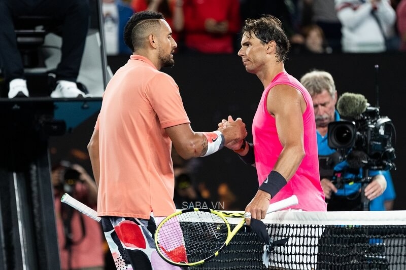 Kyrgios đánh giá cơ hội của Nadal.