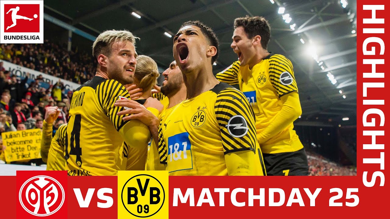 Mainz 05 vs Dortmund - vòng 25 Bundesliga 2021/22