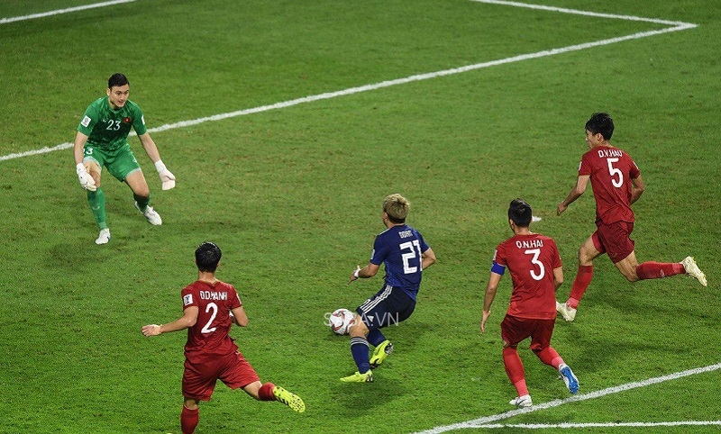 Văn Lâm đã thi đấu cực hay trước Nhật Bản tại Asian Cup 2019