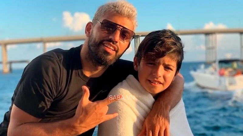 Aguero không ép con trai theo nghiệp bóng đá 
