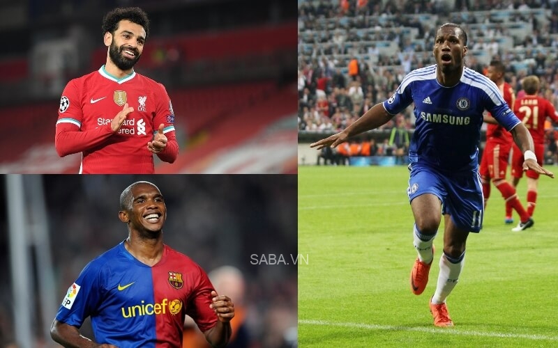 Top 5 cầu thủ châu Phi ghi bàn nhiều nhất Champions League: Salah ôm mộng bá vương