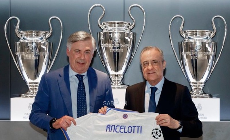 Perez đã trao cơ hội để Ancelotti hoàn thành bộ sưu tập