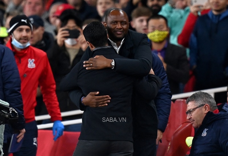 Vieira đã khiến Arsenal hú vía trong trận lượt đi (Ảnh: Getty Images)