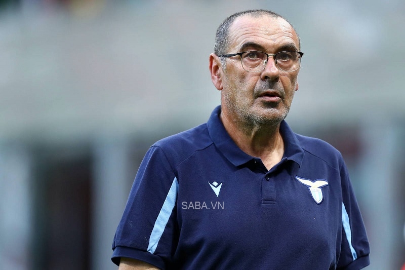 HLV Sarri đang gặp khó khăn với Lazio (Ảnh: Getty)