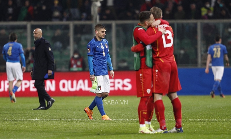 Italia lỡ hẹn với World Cup 2022 (Ảnh: Getty)