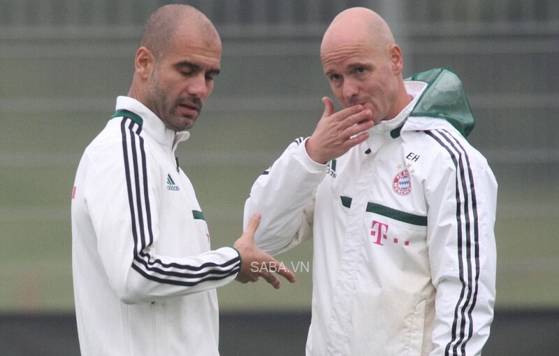 Ten Hag và Pep tại Bayern Munich.