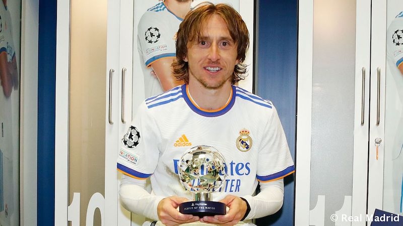 Modric vẫn đang rất cháy ở tuổi 36 (Ảnh: Real Madrid)