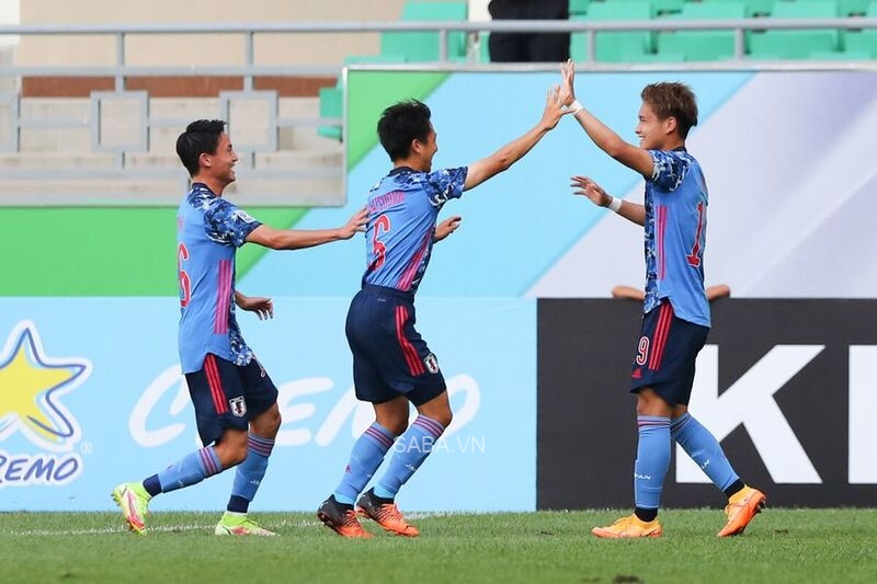 U23 Nhật Bản không gặp nhiều khó khăn để có được chiến thắng trước U23 Tajikistan