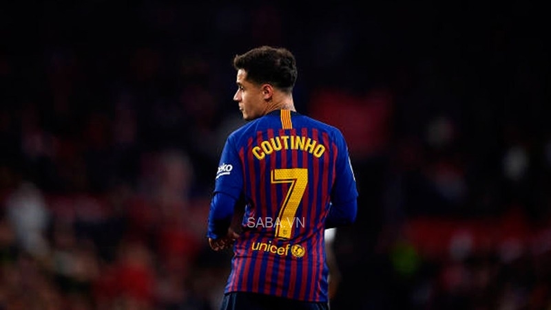 Coutinho không mặc vừa áo số 7 tại Nou Camp 