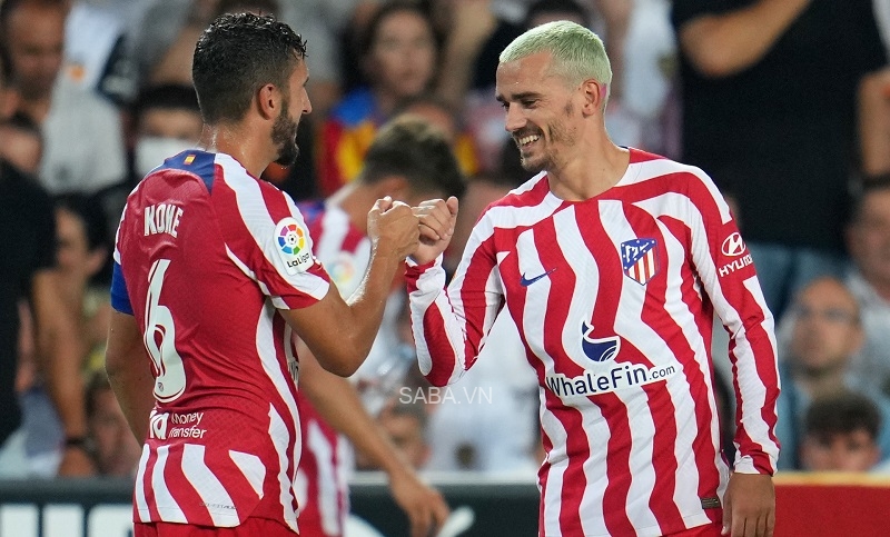 Griezmann mang về chiến thắng cho Atletico Madrid