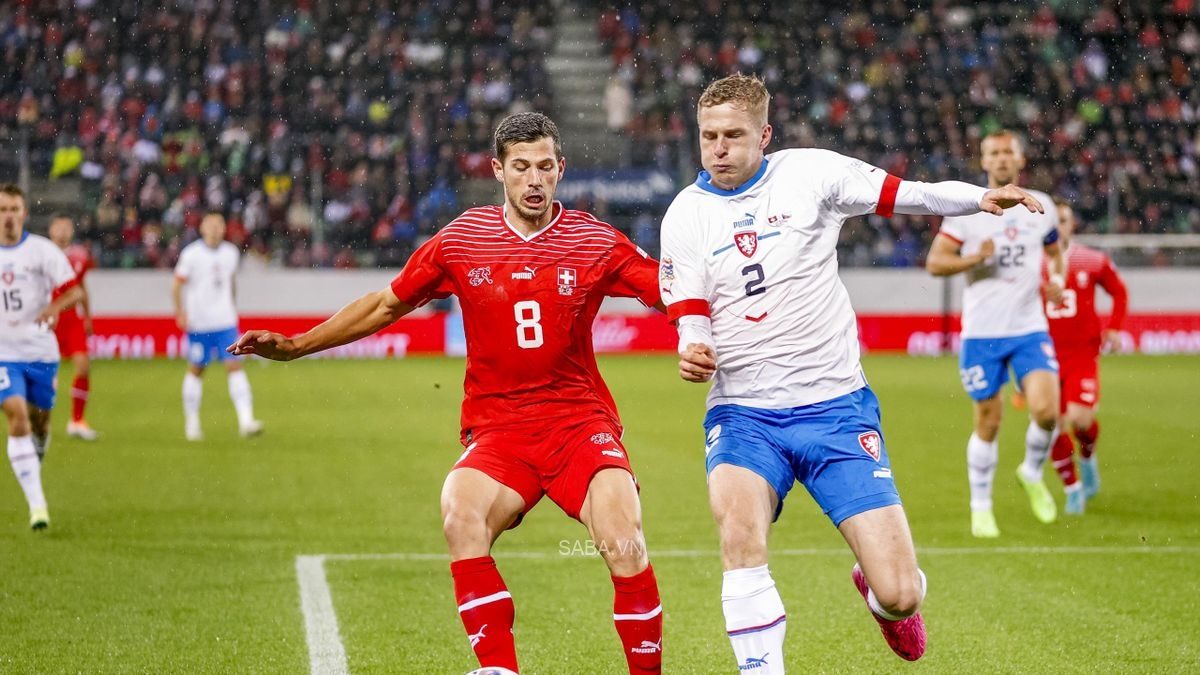 Thụy Sĩ tiễn CH Séc xuống hạng ở Nations League