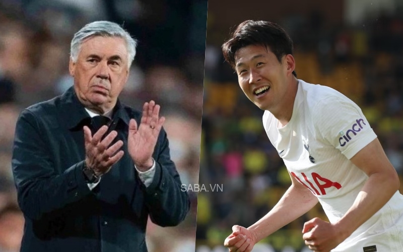 Ancelotti đưa cho là ngưỡng mộ Son Heung-min
