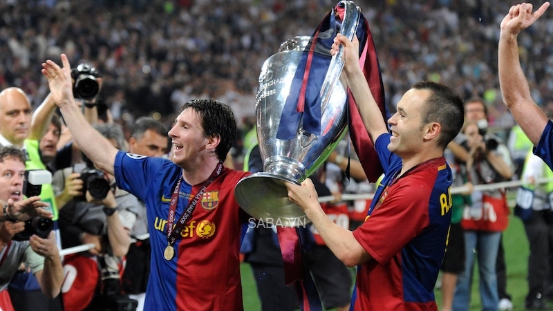 Iniesta đóng góp vào rất nhiều bàn thắng cho Messi