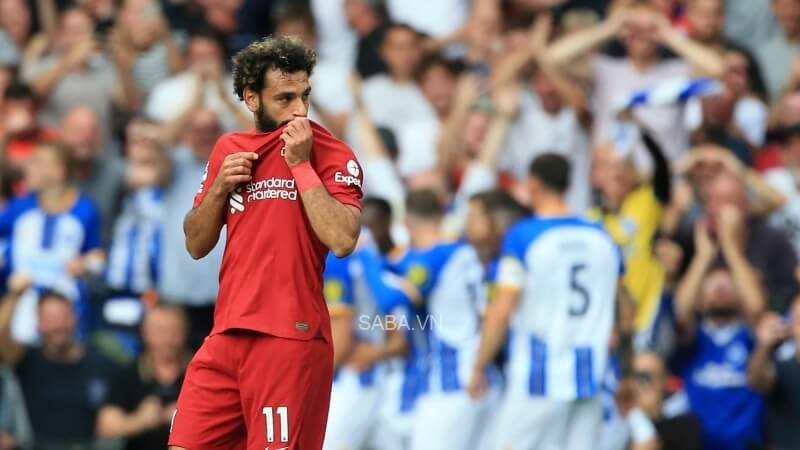 Salah tịt ngòi trong trận gặp Brighton