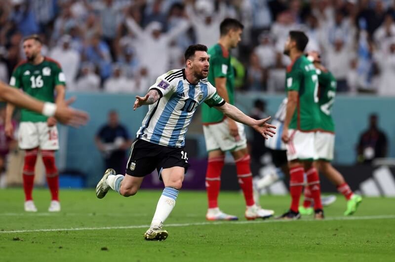Messi đã giúp mở ra chiến thắng cho La Albiceleste