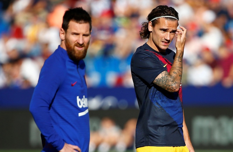 Messi được cho là không thích sự xuất hiện của Griezmann tại Barca