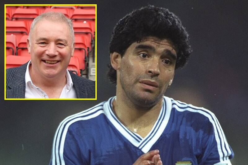 McCoist mến mộ Maradona.