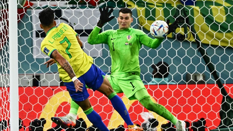 Livakovic khiến các chân sút Brazil nản lòng trong 90 phút thi đấu chính thức