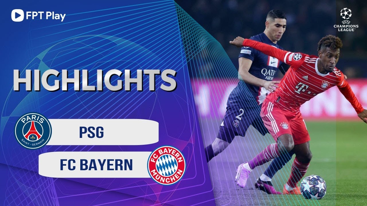 PSG vs Bayern Munich, lượt đi vòng 1/8 Cúp C1